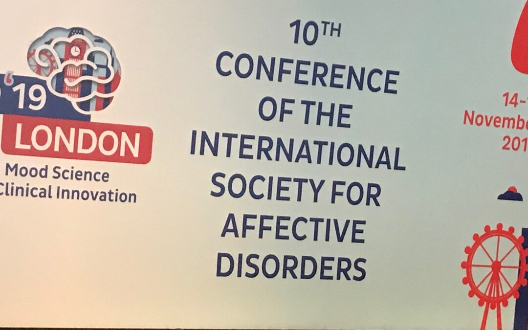 10th Conference of the International Society for Affective Disorders (ISAD) London, UK, November 14 – 16, 2019.