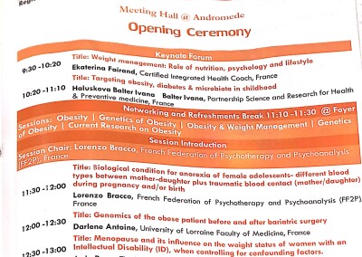 PARIS,23th May 2019 Title: Biological Condition for Anorexia of Female Adolescents- Different Blood Types between Mother-Daughter Plus Traumatic Blood Contact (Mother/Daughter) During Pregnancy and/or Birth